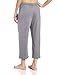 Nautica Sleepwear Women's Solid Knit Anchor Capri Pant