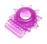 Purple Beaded Male Penis Ring Erection Aid