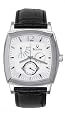 Bulova Men`s Multifunction Black Leather Strap Watch #96C35