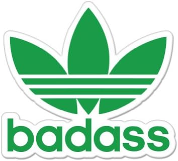 Badass Addidas Style Cool Funny Car Sticker Decal Phone Small 3"