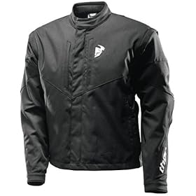 THOR MOTOCROSS PHASE JACKET - WATER REPELLENT KORDURA - NEW (2X-LARGE, BLACK)