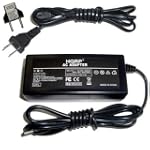 HQRP Replacement AC Adapter / Power Supply for Canon DC100, DC210, DC220, DC230 Digital Camcorder with USA Cord & Euro Plug Adapter
