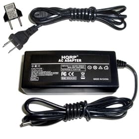 HQRP Replacement AC Adapter / Charger for Canon DC95 / DC201 / DC211 / DC301 / DC10 / DC19 / DC20 / DC21 / DC51 Camcorder with USA Cord & Euro Plug Adapter
