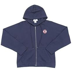 Boston Red Sox MLB "Hoody" Full Zip Hooded Sweatshirt For Women (Navy)