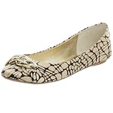 Sam Edelman Womens Carmen Flat,Nude/Black,8.5 M