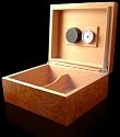 Burl Luxury Cigar Box Case Humidor Cedar Wood New