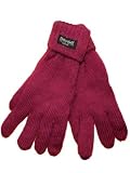 New Ladies Warm Thermal KNITTED Thinsulate Lined Winter Gloves. Sizes One Size Fits Most