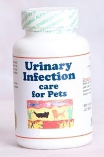 URINARY INFECTION CARE FOR PETS (100 Capsules - Made in USA) Dogs and cats