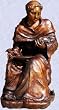 Young saint st francis bronze statue home sculpture RG