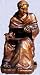 Young saint st francis bronze statue home sculpture RG