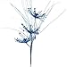 Decorative Blue Glitter Starburst Spray | for Indoor Decor