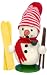 German Smoker - Snowman Skiing Mini