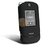 Premium Clip-On Hard Plastic Rubber Coated Case for Motorola RAZR VE20, Black
