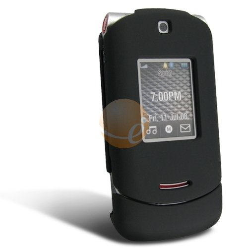 Premium Clip-On Hard Plastic Rubber Coated Case for Motorola
