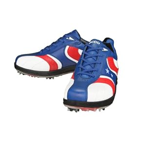 Buy Ecco 'Patriotic Ace Hydromax' Golf Shoes Ladies - Blue White Lava by ECCO