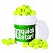 Quick Start 78 Court Stage 1 Youth Tennis Ball Bucket (72 balls) - Yellow/Green