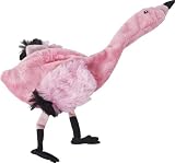 Ethical Pet Skinneeez Exotic Series Pink Flamingo 20-Inch Dog Toy