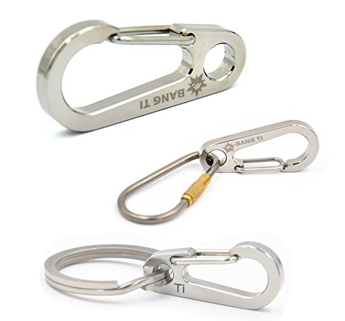 BangTi Titanium Mini Carabiners Keychain Hook