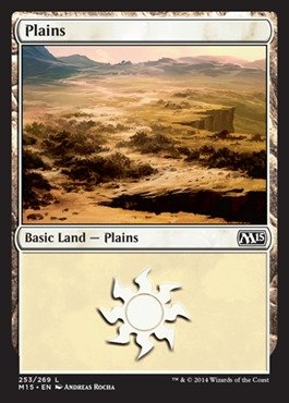 Magic: the Gathering - Plains (253/269) - Magic 2015 - Foil