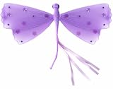 13 Purple Ribbons Dragonfly nylon hanging ceiling wall baby nursery room wedding decor