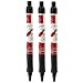 St Louis Cardinals 3 Pack Soft Grip Pens