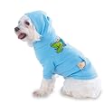 Bring On The Naked Video Gamers Hooded (Hoody) T-Shirt with pocket for your Dog or Cat Large Lt Blue