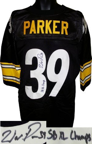 Willie Parker Signed Pittsburgh Steelers Prostyle Jersey SB XL Champs
