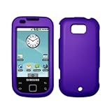 Samsung Acclaim R880 Purple Rubberized Hard Cover Crystal Case
