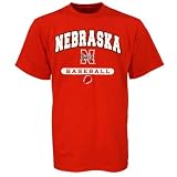 Russell Nebraska Cornhuskers Scarlet Baseball T-shirt