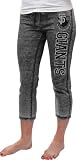 San Francisco Giants Black Women's Burnout Washed Fleece Capri Pants