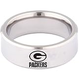 Team Titanium Green Bay Packers Logo Ring