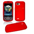 Samsung Behold2 T939 Solid Red Silicon Skin Case