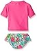 Carter's Girls' Short Sleeve Lei Rash Guard Set