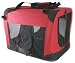 NEW PET TENT CARRIER - RED w. BLACK - LARGE SIZE Nylon