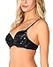 iHeartRaves Black Sequin Rave Bra Top (Small)
