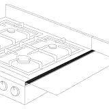 Stovetop Extender SE24BLA Oven Gap Guard (Pack of 2)