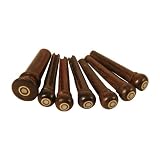 Bridge & End Pins (6+1), Rosewood, Pearl
