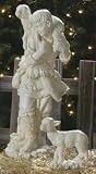 2-piece Josephs Studio Collection Shepherd Gabriel and Lamb Outdoor Christmas Nativity Set By Roman Inc.