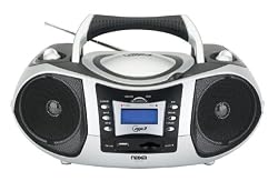 Naxa Portable MP3/CD Player with Text Display, AM/FM Stereo, USB/SD/MMC Inputs