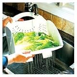   Flat Fold Colander  Space Saving Full Size Folding Strainer photo