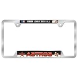 MLB Houston Astros Metal License Plate Frame