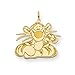 Gold-plated SS Disney Tigger Charm - JewelryWeb Gold-plated SS Disney Tigger Charm - JewelryWeb