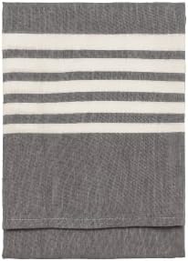 Nine Space Turkish Cotton Bali Kitchen Towel, 30 by 20-Inch, Slate