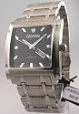 MENS CROTON STEEL AUTOMATIC DAY DATE WATCH CR307812SSBK