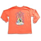 Mis Tee V-Us - Boys Long Sleeve Guitar Shirt, Orange