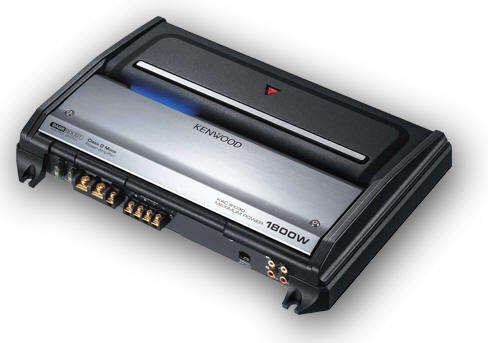 Kenwood KAC 9103D Mono subwoofer amplifier 900 watts RMS x 1 at 2 ohms
