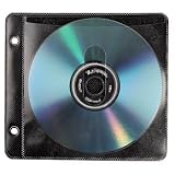 Hama CD ROM /DVD ROM Ringbuch H&uuml;llen f&uuml;r je zwei CDs 50er Pack schwarz