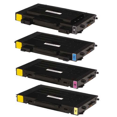 Do It Wiser Compatible Toner Cartridge Set Replacement For Samsung CLP 510 - CLP510D7K CLP510D5C CLP510D5M CLP510D5Y (Black Cyan Magenta Yellow - Black 7,000 Pages - Color 5,000 Pages) On Sale