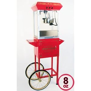 Deluxe 8oz Red Popcorn Maker Machine by Paramount Entertainment - New Full Size 8 oz... by Paramount-Entertainment