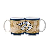 NHL Nashville Predators 11-Ounce White Nostalgic Mug (2 Pack)
